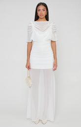 Chantelle Maxi Dress ~ Wedding Cake Chiffon