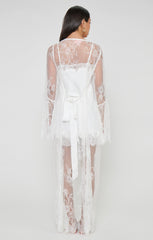 Alana Robe ~ White Lace