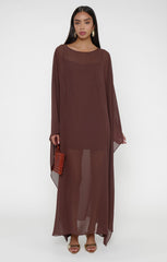 Olsen Maxi Dress ~ Chocolate Chiffon