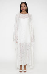 Olsen Maxi Dress ~ White Daisy Burnout