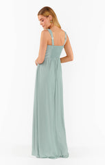 Nina Maxi Dress ~ Silver Sage Crisp