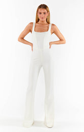Nina Jumpsuit ~ White Stretch