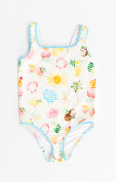 Little Babe One Piece ~ Seaside Treasures Scallop