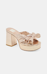 Dolce Vita Blare Bow Heel ~ Platinum