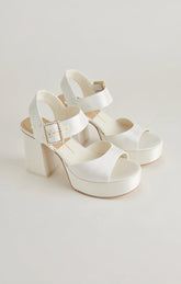 Dolce Vita Bobby Pearl Platform Heel ~ White Pearls
