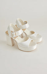 Dolce Vita Bobby Pearl Platform Heel ~ White Pearls