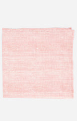 Sam Pocket Square ~ Dusty Blush Linen