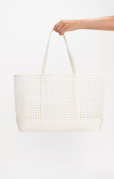 Soleil Tote Bag ~ White