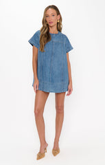 Claremont Dress ~ Stream Indigo