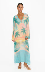 Staycation Coverup ~ Sunset Cove Chiffon
