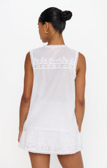 Camden Skort ~ Cream Voile Trim
