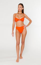 Keys Top ~ Blood Orange Scrunch