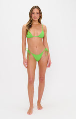 Tanning Top ~ Mojito Green Scrunch