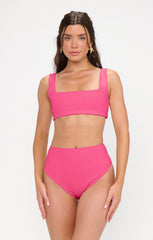 Sail Bottom ~ Strawberry Pink Scrunch