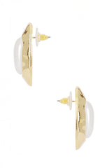 Petit Moments Giovana Earrings ~ Pearl/Gold