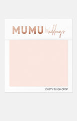 Bridesmaid Fabric Swatch ~ Dusty Blush Crisp