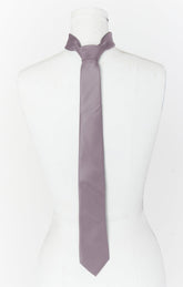 Nico Neck Tie ~ Dusty Purple Solid