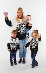 Stowe Sweater ~ Snowflake Knit