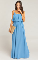 Caitlin Ruffle Maxi Dress