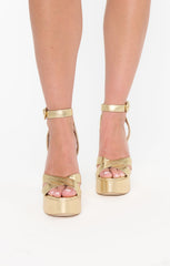 Sam Edelman Savannah Heel ~ Gold