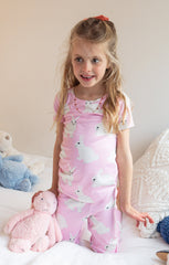 Mini Paige Sleep Set ~ Pink Bunnies Jersey
