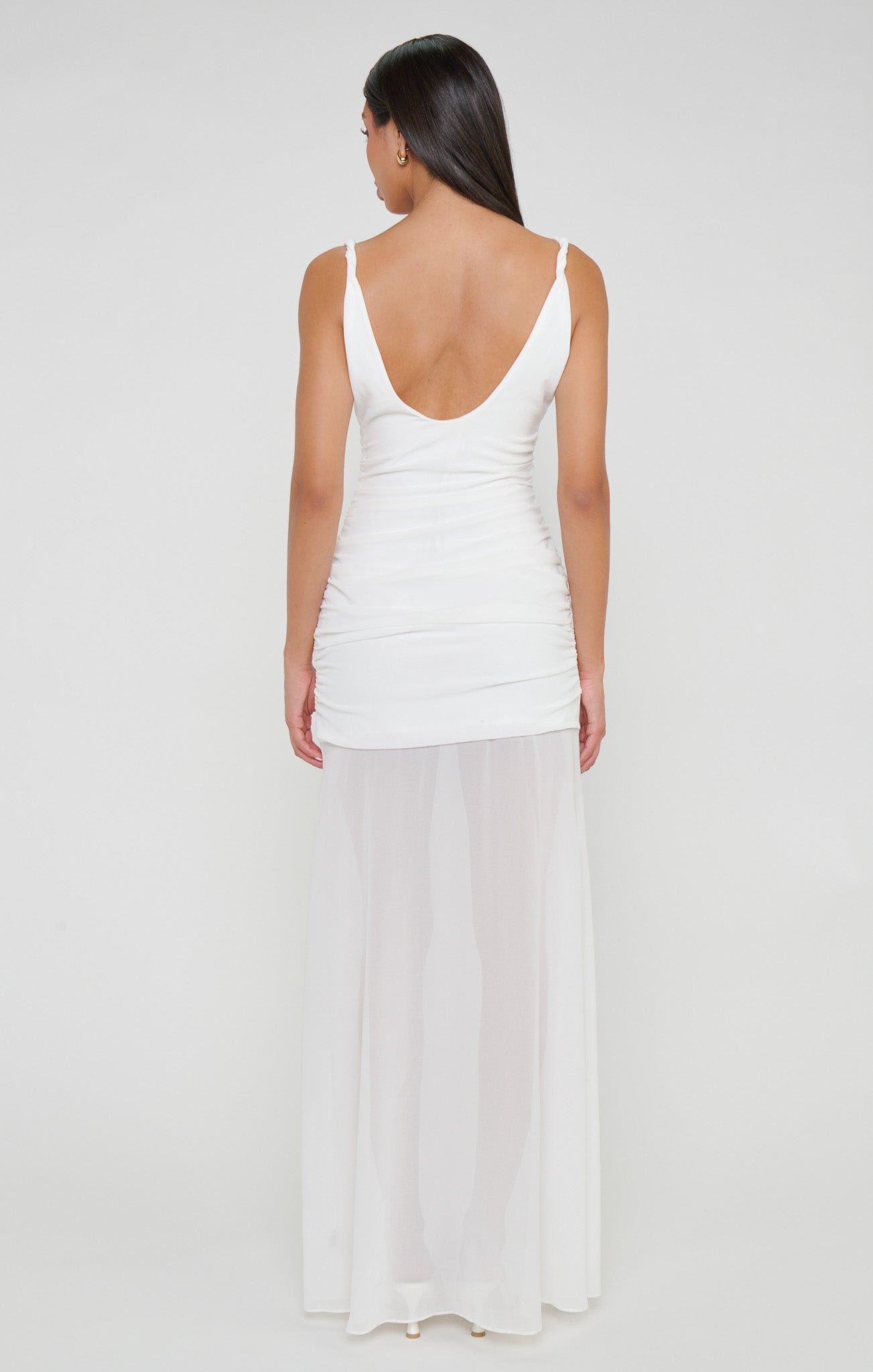 Chantelle Maxi Dress ~ Wedding Cake Chiffon