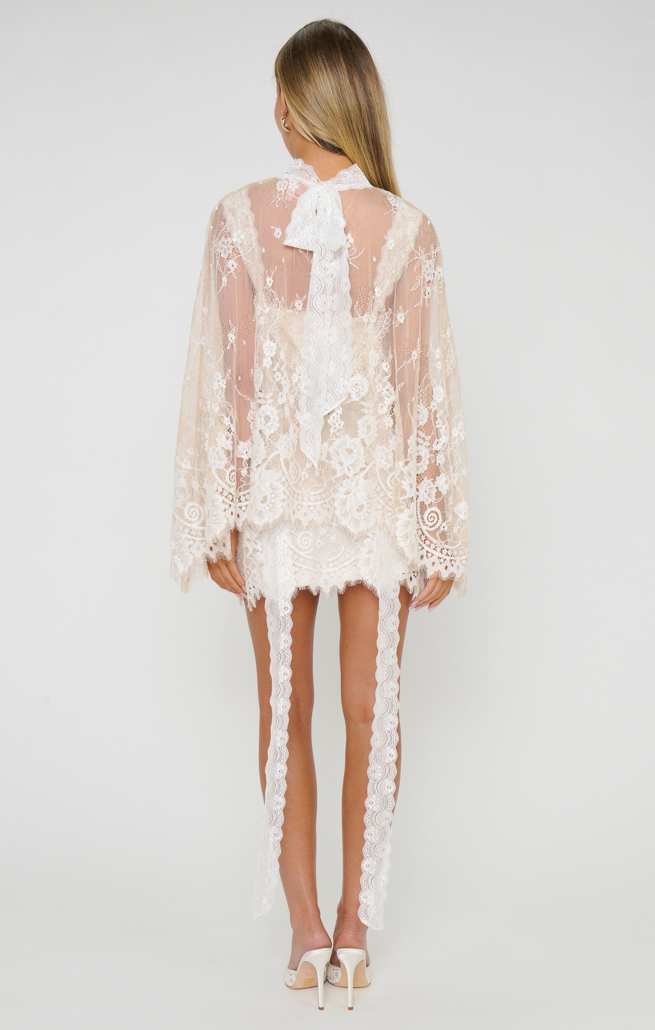 Destiny Cape ~ Devoted White Lace