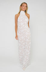 Lisa Maxi Dress ~ White Forever Lace