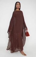 Olsen Maxi Dress ~ Chocolate Chiffon