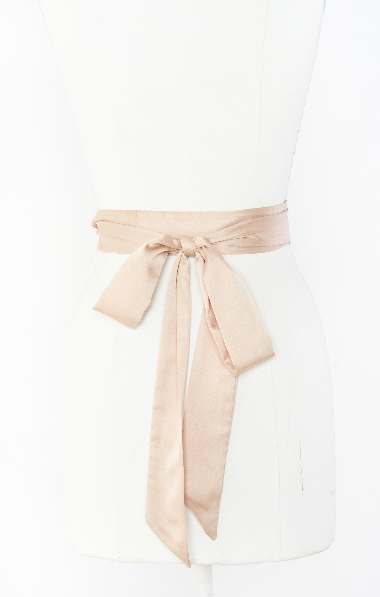 Bridesmaid Sash ~ Champagne Luxe Satin