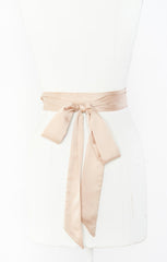 Bridesmaid Sash ~ Champagne Luxe Satin
