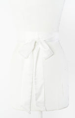 Bridesmaid Sash ~ Ivory Luxe Satin