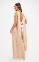 Soiree Shawl ~ Champagne Luxe Satin