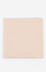 Sam Pocket Square ~ Champagne Solid