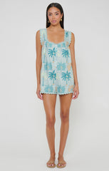 Toss on Romper ~ Jetset Palms