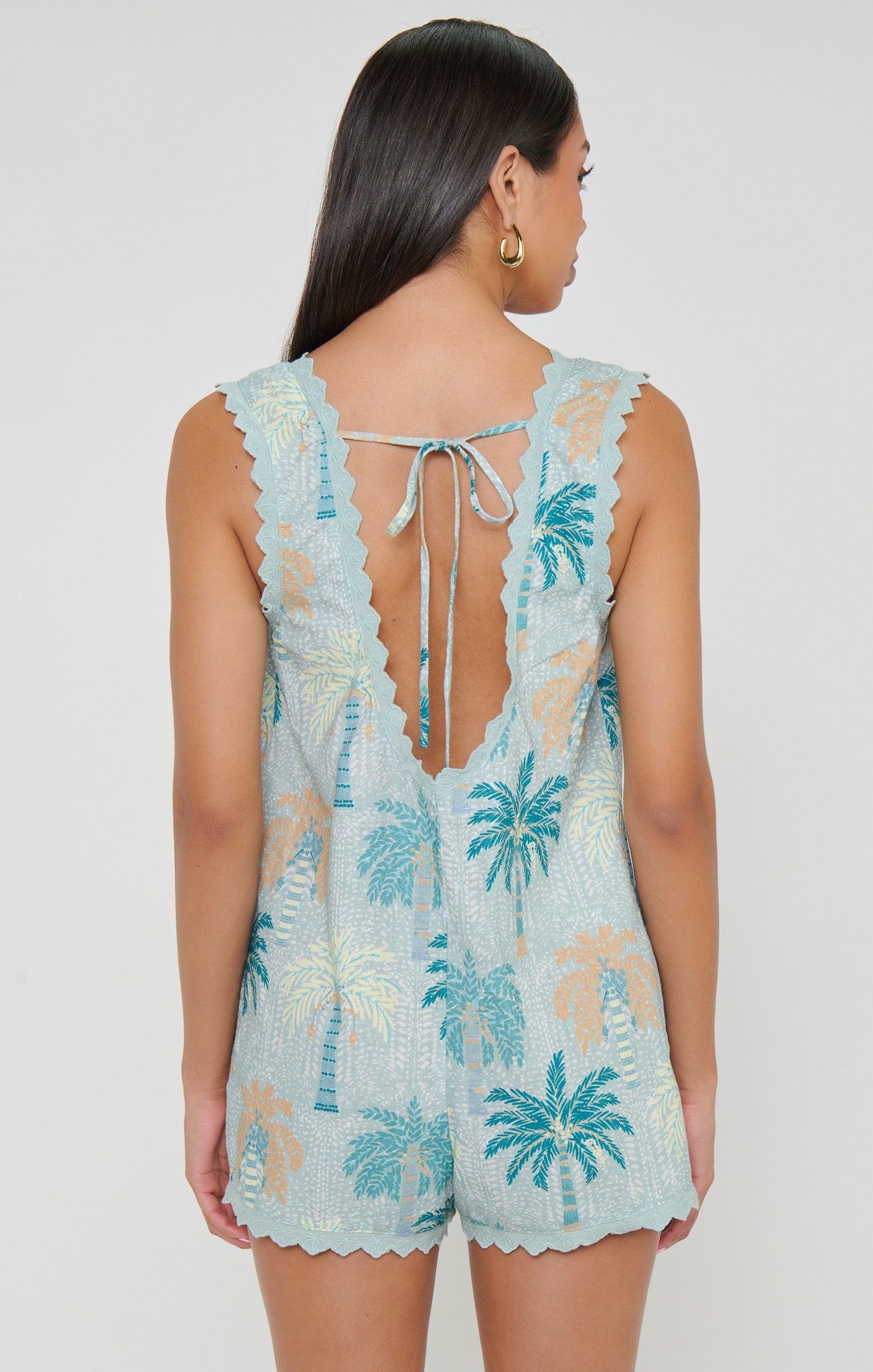 Toss on Romper ~ Jetset Palms