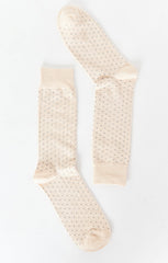 Owen Sock ~ Champagne Dots
