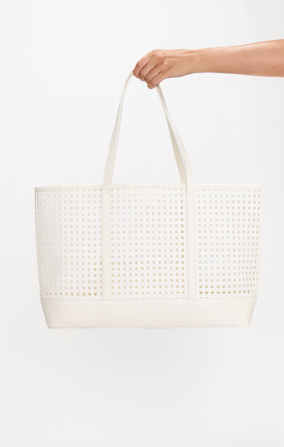 Soleil Tote Bag ~ White