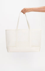 Soleil Tote Bag ~ White