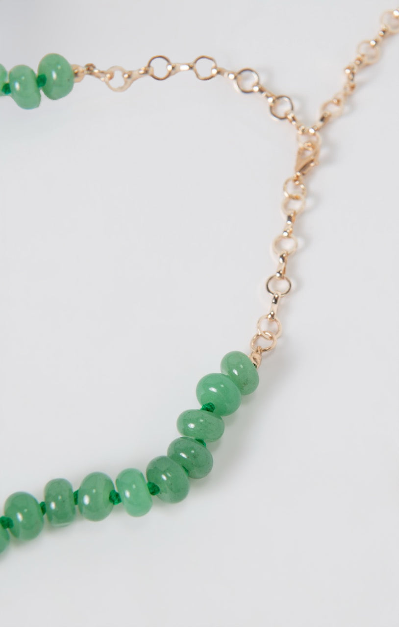 Stone Beaded Necklace ~ Aventurine