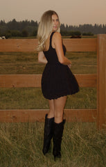 Ricci Skort Dress ~ Black Lace