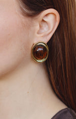 Petit Moments Heirloom Earrings ~ Brown