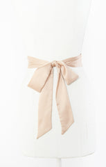 Bridesmaid Sash ~ Champagne Luxe Satin