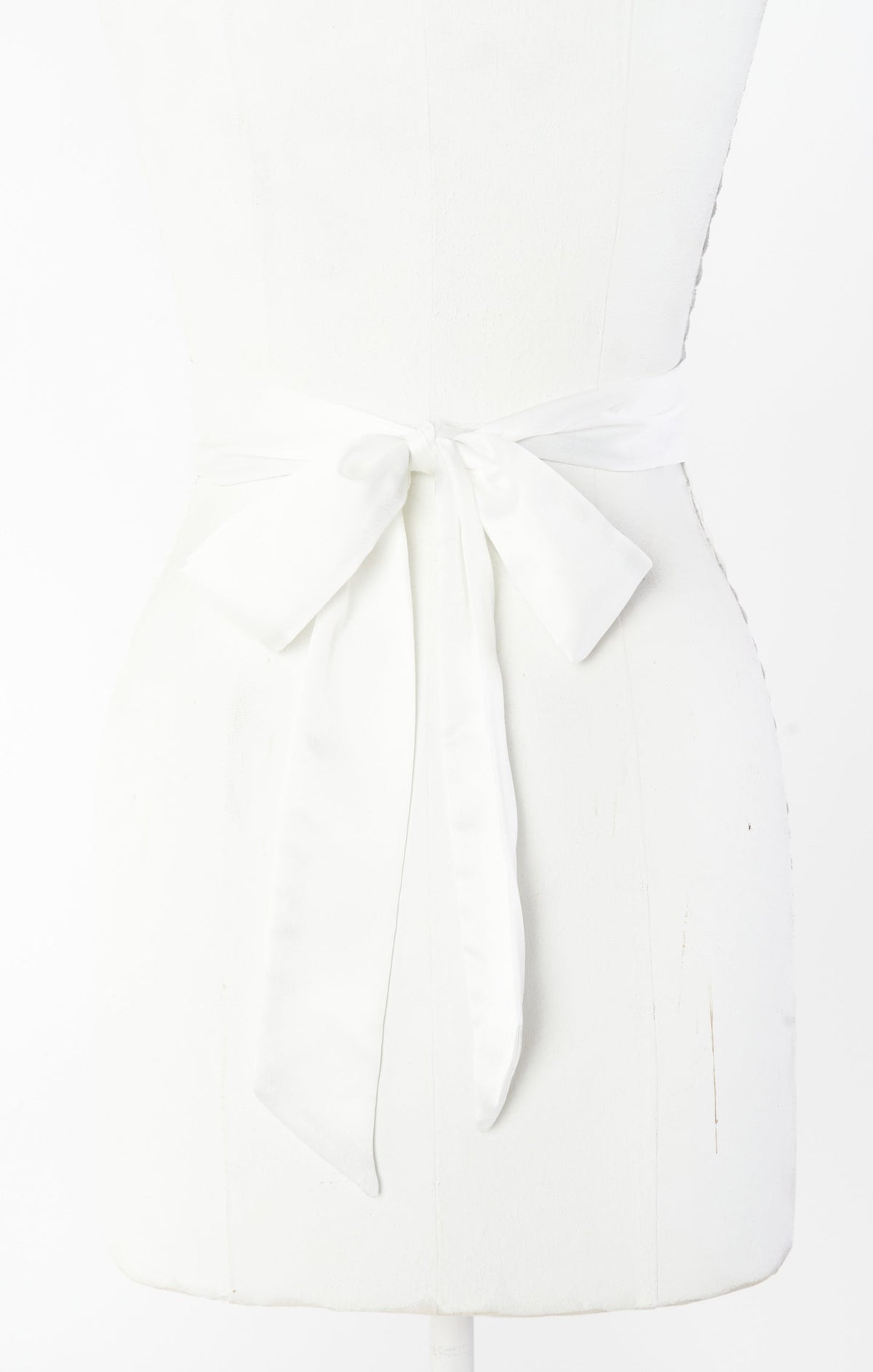 Bridesmaid Sash ~ Ivory Luxe Satin