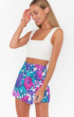 Spencer Skort ~ Magenta Blooms