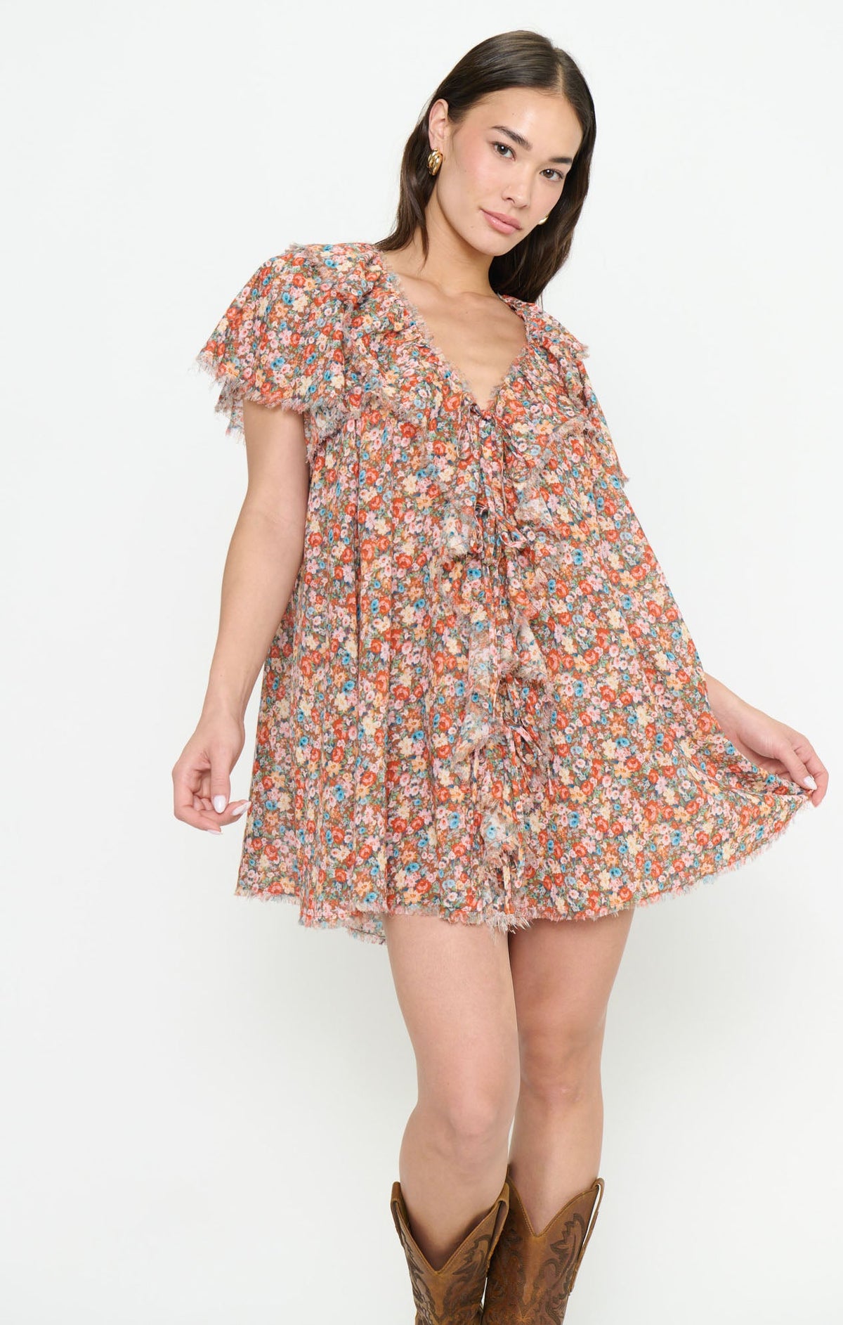 Rosalie Tunic Dress ~ Rustic Meadow
