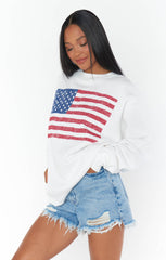 Stanley Sweatshirt ~ American Flag Graphic