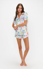 Sunday Morning PJ Set ~ Amalfi Coast Jersey