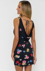 Callie Cowl Dress ~ Falling Floral