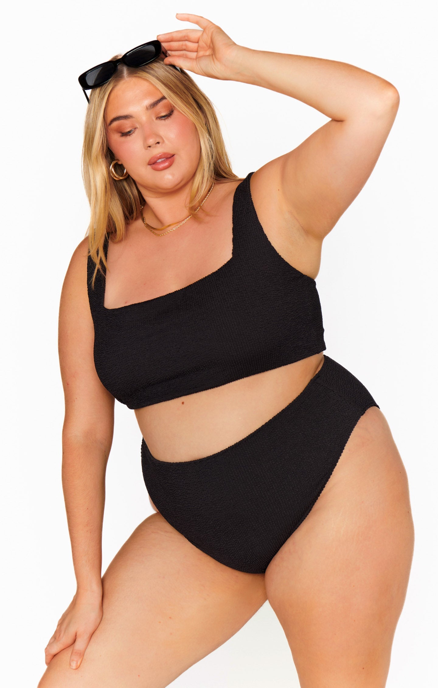Sail Bottom ~ Black Scrunch